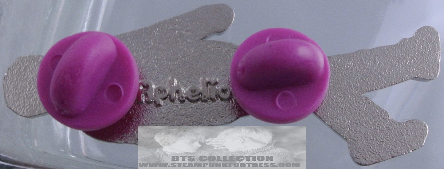 BTS ENAMEL PIN BADGE BUTTON JEON JUNGKOOK SILVER LILAC SUIT APHELION PINS