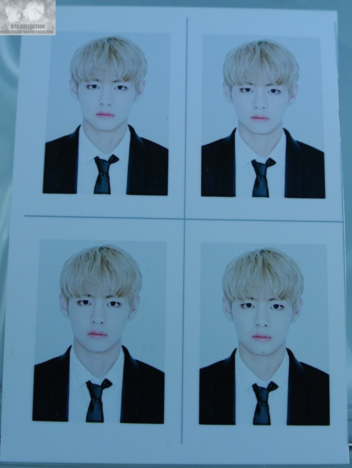 BTS V KIM TAEHYUNG 4 POLAROIDS FANSITE ONE PHOTOCARD PHOTO CARD TAE-HYUNG