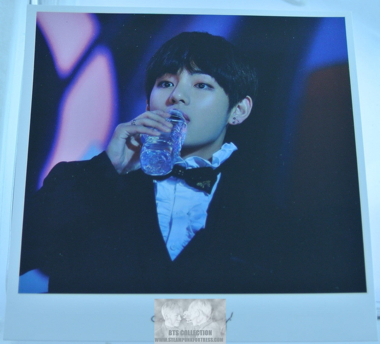 BTS POLAROID V KIM TAEHYUNG VTAC FANSITE TUX DRINKING WATER COVERBOY PHOTO