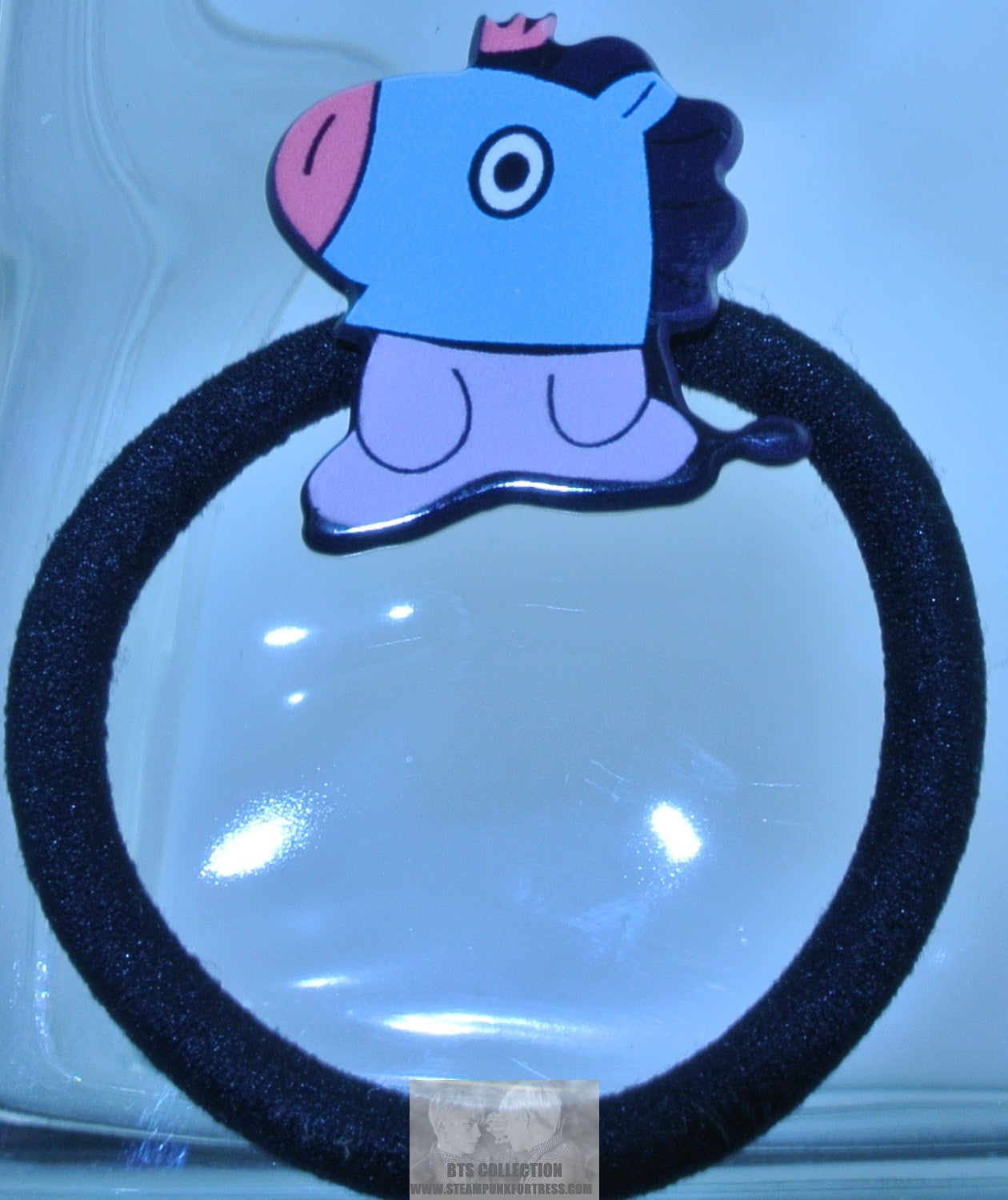 BTS PONYTAIL HOLDER J-HOPE JUNG HOSEOK HOBI BT21 MANG FIGURE CHARM SEAMLESS HAIR TIE