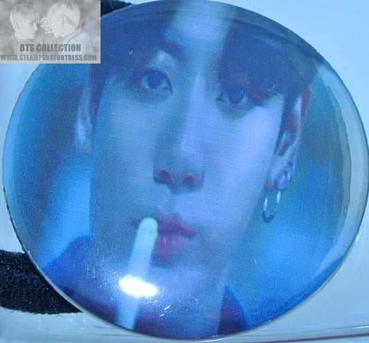 BTS BUTTON PONYTAIL HOLDER JEON JUNGKOOK PERMISSION TO DANCE VCR POOL SEAMLESS HAIR TIE