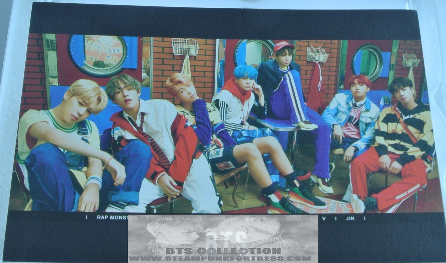 BTS POSTCARD PHOTO CARD GROUP DNA ERA JUNGKOOK V JIMIN RM J-HOPE SUGA JIN