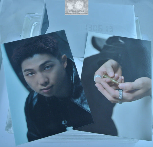 BTS RM KIM NAMJOON LENTICULAR POSTCARD SET 2 BULLET POST CARD PROOF EXHIBITION NEW OFFICIAL MERCHANDISE HYBE INSIGHT