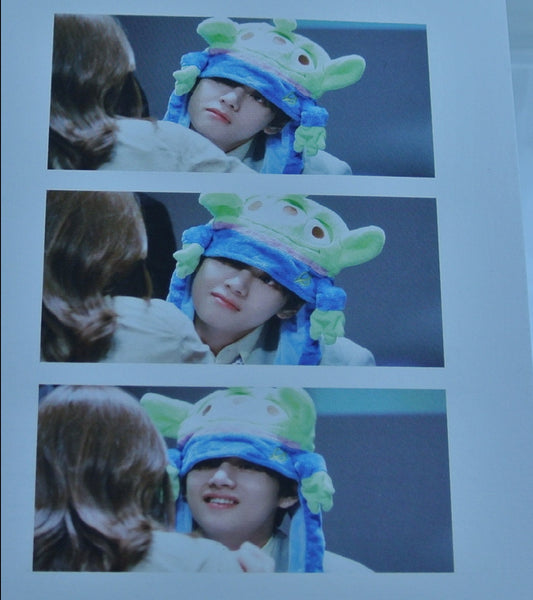 BTS POSTCARD V KIM TAEHYUNG 3 SHOT PHOTOS FANSIGN FRESH FANSITE TAE-HYUNG