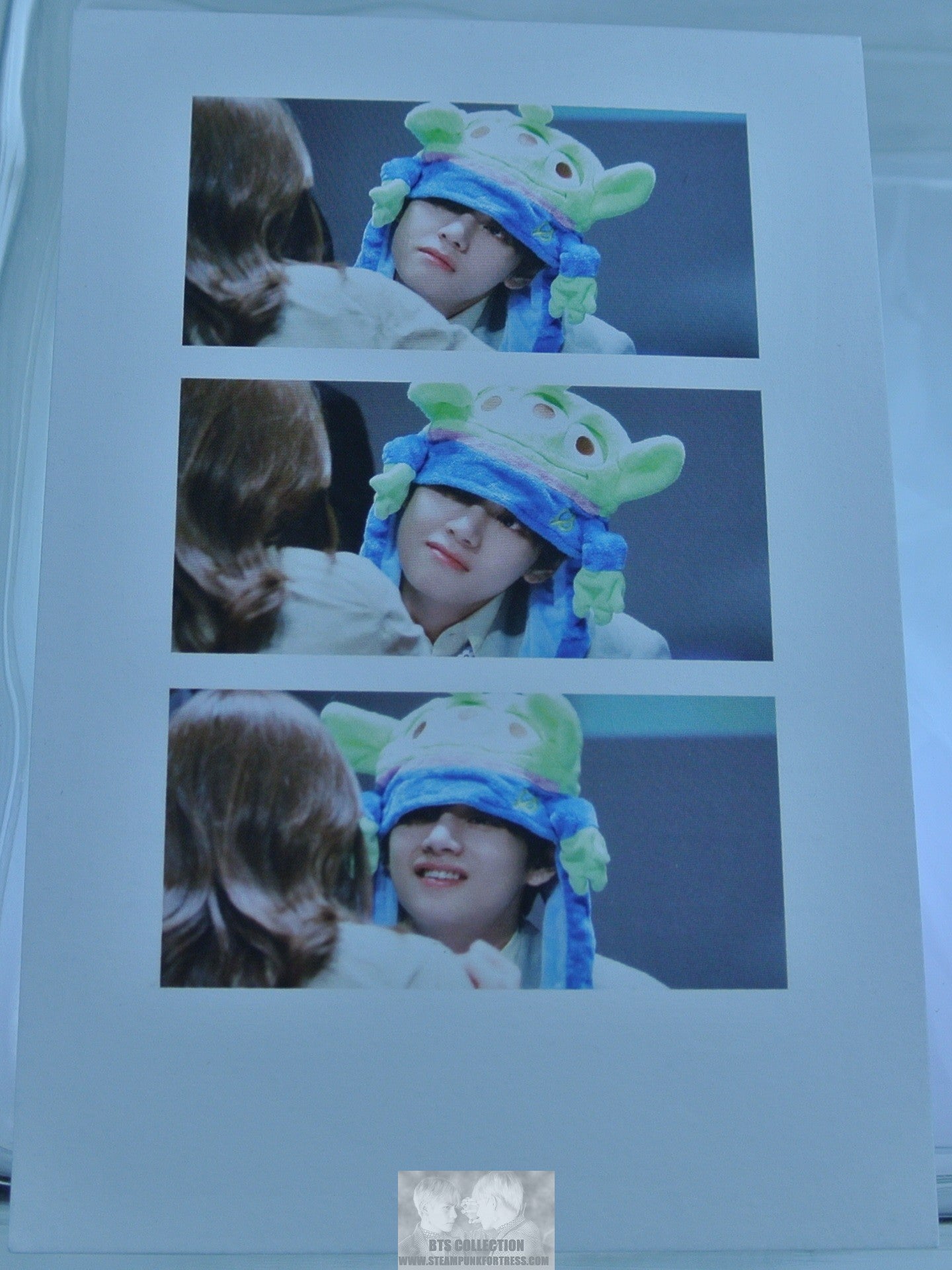 BTS POSTCARD V KIM TAEHYUNG 3 SHOT PHOTOS FANSIGN FRESH FANSITE TAE-HYUNG