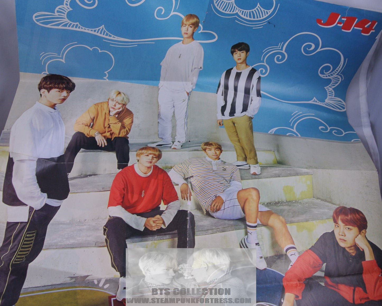 BTS LOVE YOURSELF ERA POSTER J-14 MAGAZINE V JUNGKOOK JIMIN SUGA JIN J-HOPE RM MERCHANDISE