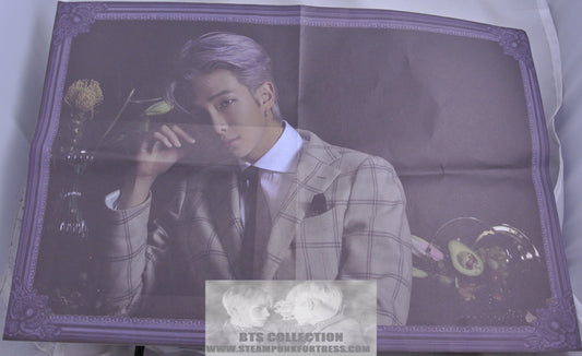 BTS POSTER RM KIM NAMJOON MAP OF THE SOUL 7 FOLDED OFFICIAL MERCHANDISE