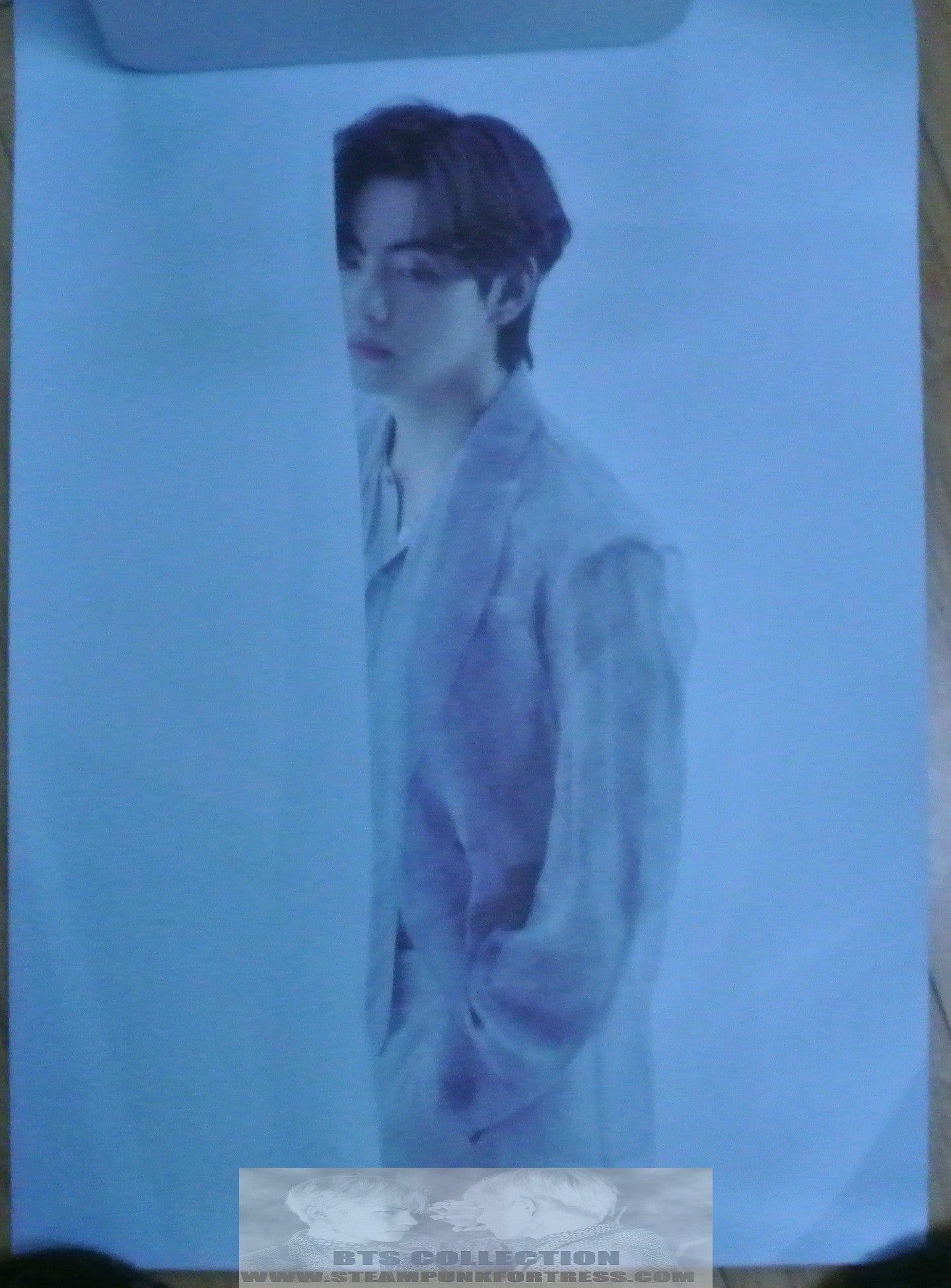 BTS V KIM TAEHYUNG POSTER PROOF DRAPES EXHIBITION SEOUL HYBE INSIGHT MUSEUM NEW