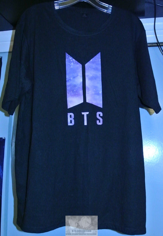 BTS SHIRT BLACK 2XL PASTEL UNIVERSE DOORS LOVE YOURSELF HER ON BACK JUNGKOOK V JIMIN RM J-HOPE SUGA JIN