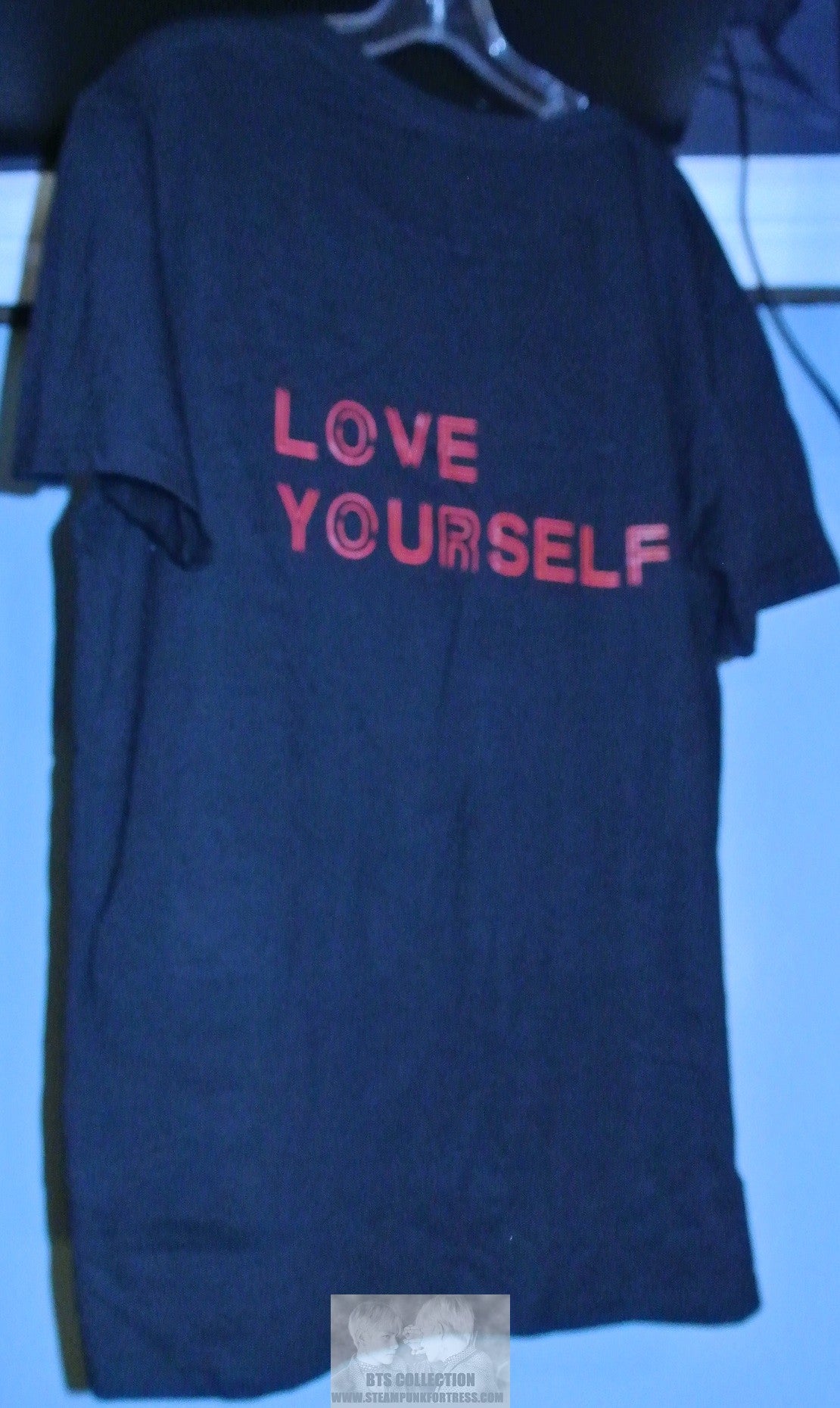 BTS SHIRT BLACK 2XL LOVE YOURSELF NEW OFFICIAL JUNGKOOK V JIMIN RM J-HOPE SUGA JIN