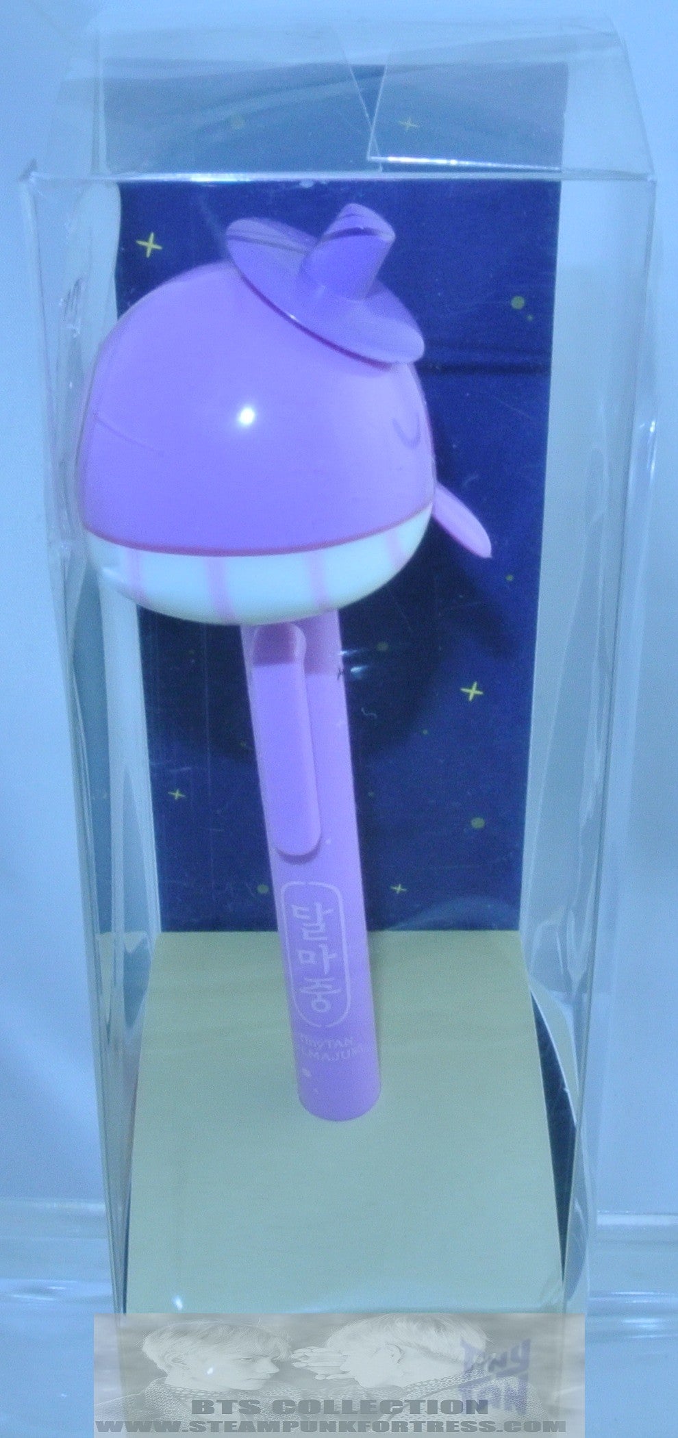 BTS PURPLE WHALE TOP HAT PEN TINY TAN DALMAJUNG 2023 LIMITED EDITION NEW OFFICIAL MERCHANDISE BLACK INK