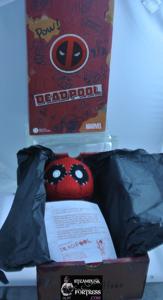 DEADPOOL 12" PLUSH CROCHETED FLEXIBLE ACTION FIGURE DOLL LIMITED TO 3000