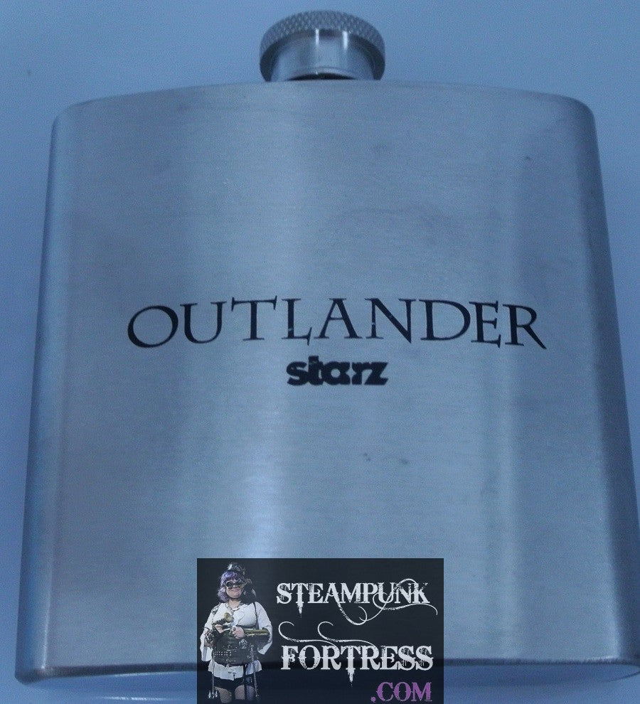 FLASK BRAND NEW SILVER OUTLANDER TV SHOW STARZ SDCC COMIC CON