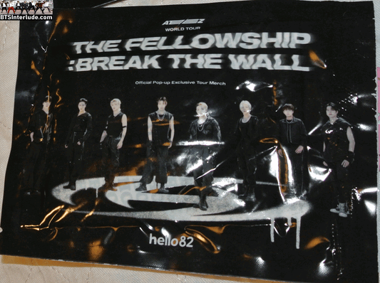 ATEEZ THEME HAND WARMER POUCH THE FELLOWSHIP: BREAK THE WALL OFFICIAL TOUR MERCHANDISE