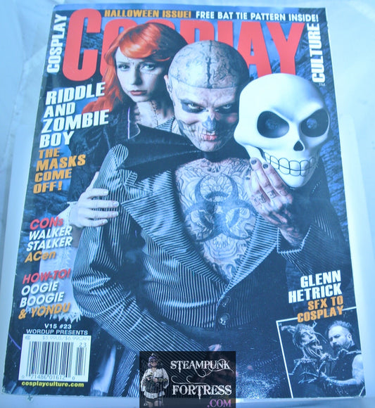 MAGAZINE COSPLAY CULTURE VOL 15 #23 RIDDLE AND ZOMBIE BOY GLENN HETRICK