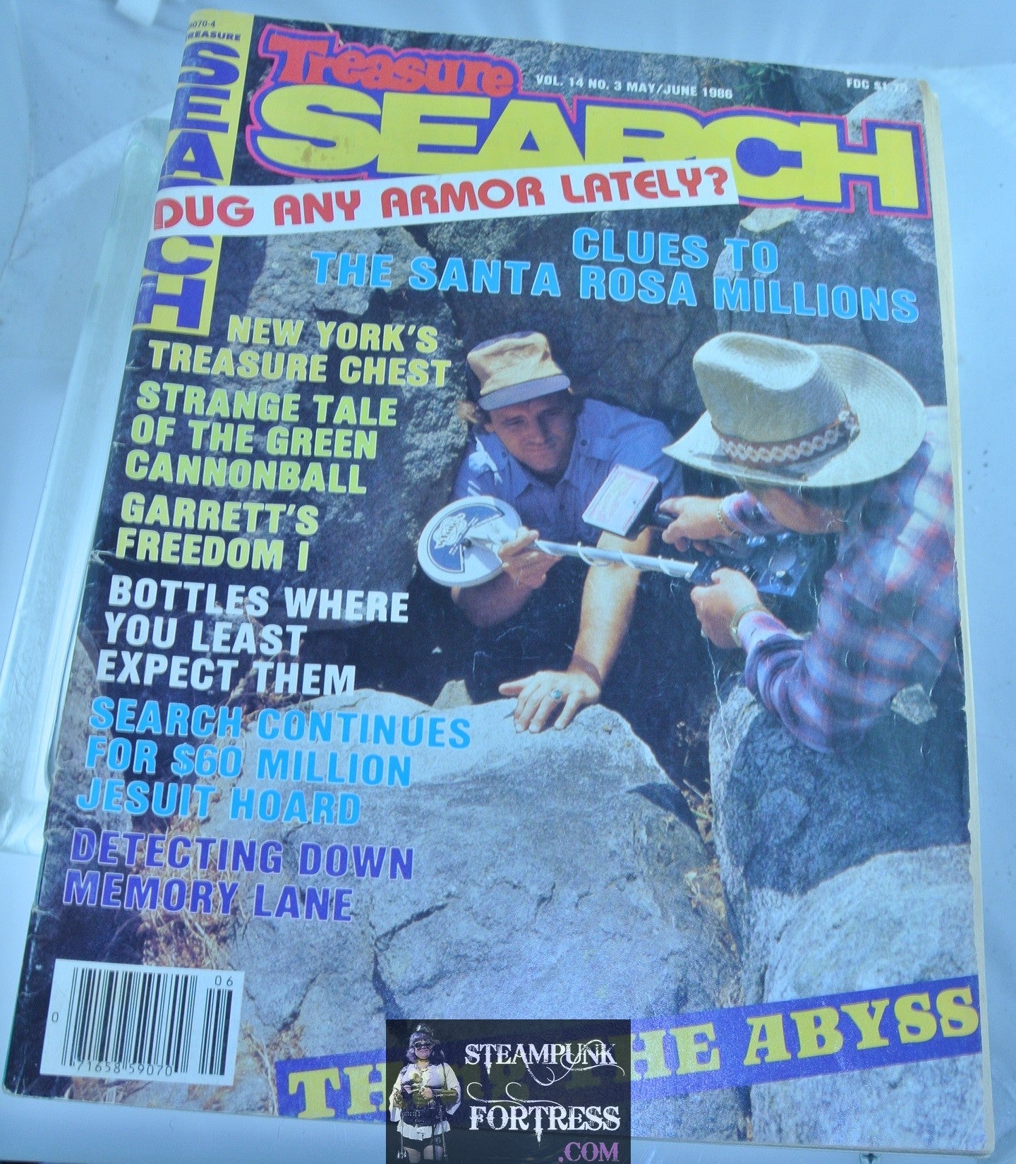 MAGAZINE TREASURE SEARCH MAY JUNE 1986 METAL DETECTOR CLUES TO SANTA ROSA MILLIONS