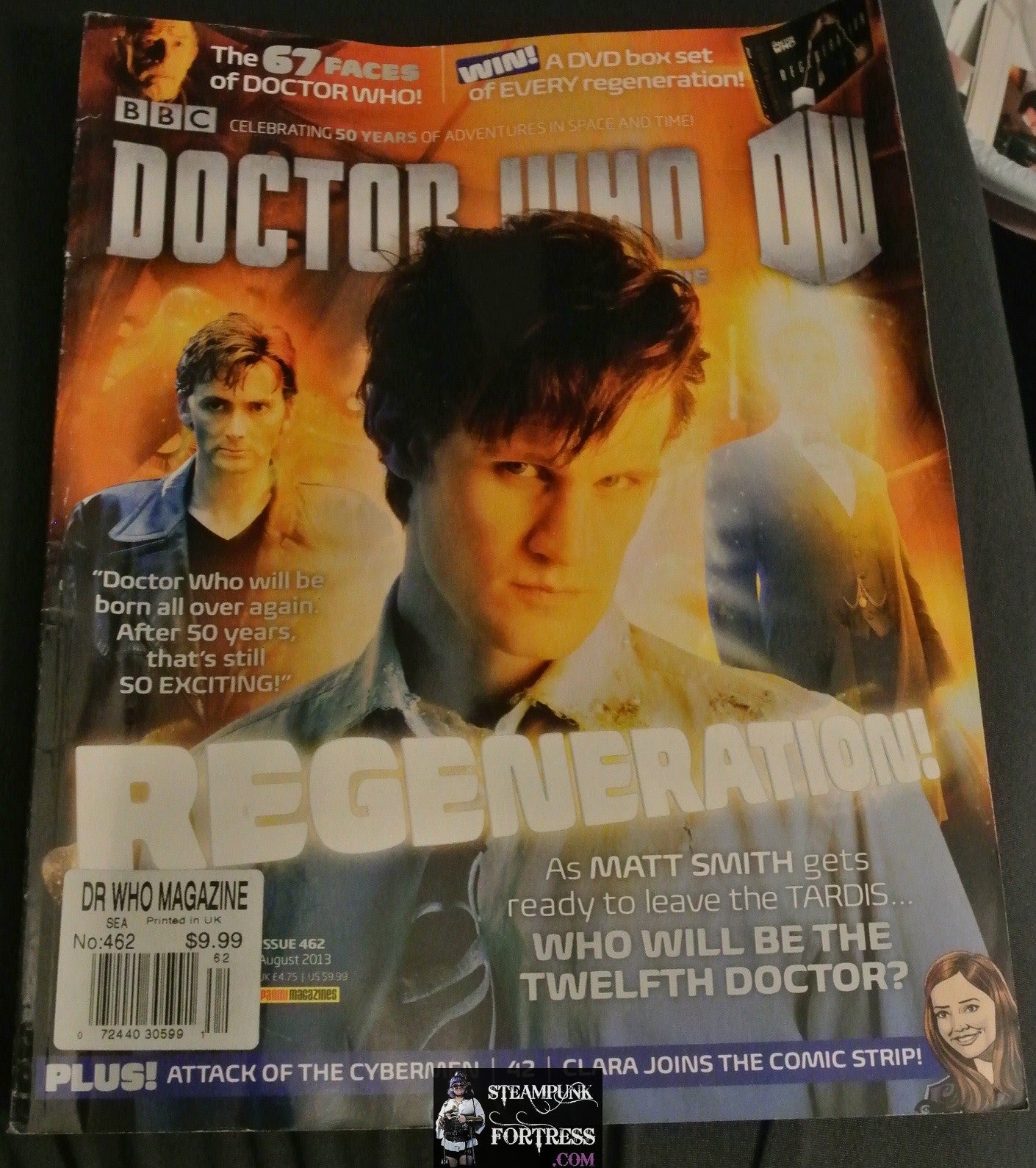 DOCTOR WHO DR WHO MAGAZINE UK #462 MATT SMITH REGENERATION