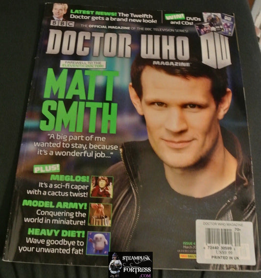 DOCTOR WHO DR WHO MAGAZINE UK #470 MATT SMITH FAREWELL TO 11TH DOCTOR