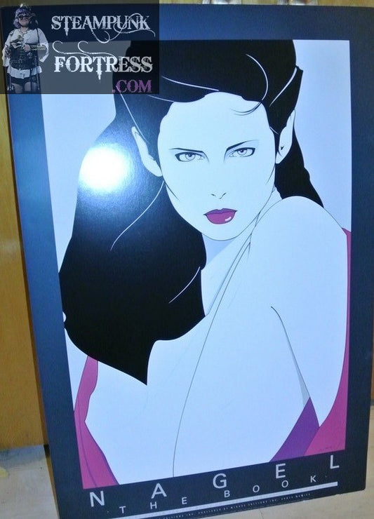 PATRICK NAGEL POSTER MOUNTED NAGEL THE BOOK 1981 MIRAGE EDITIONS LITHOGRAPH