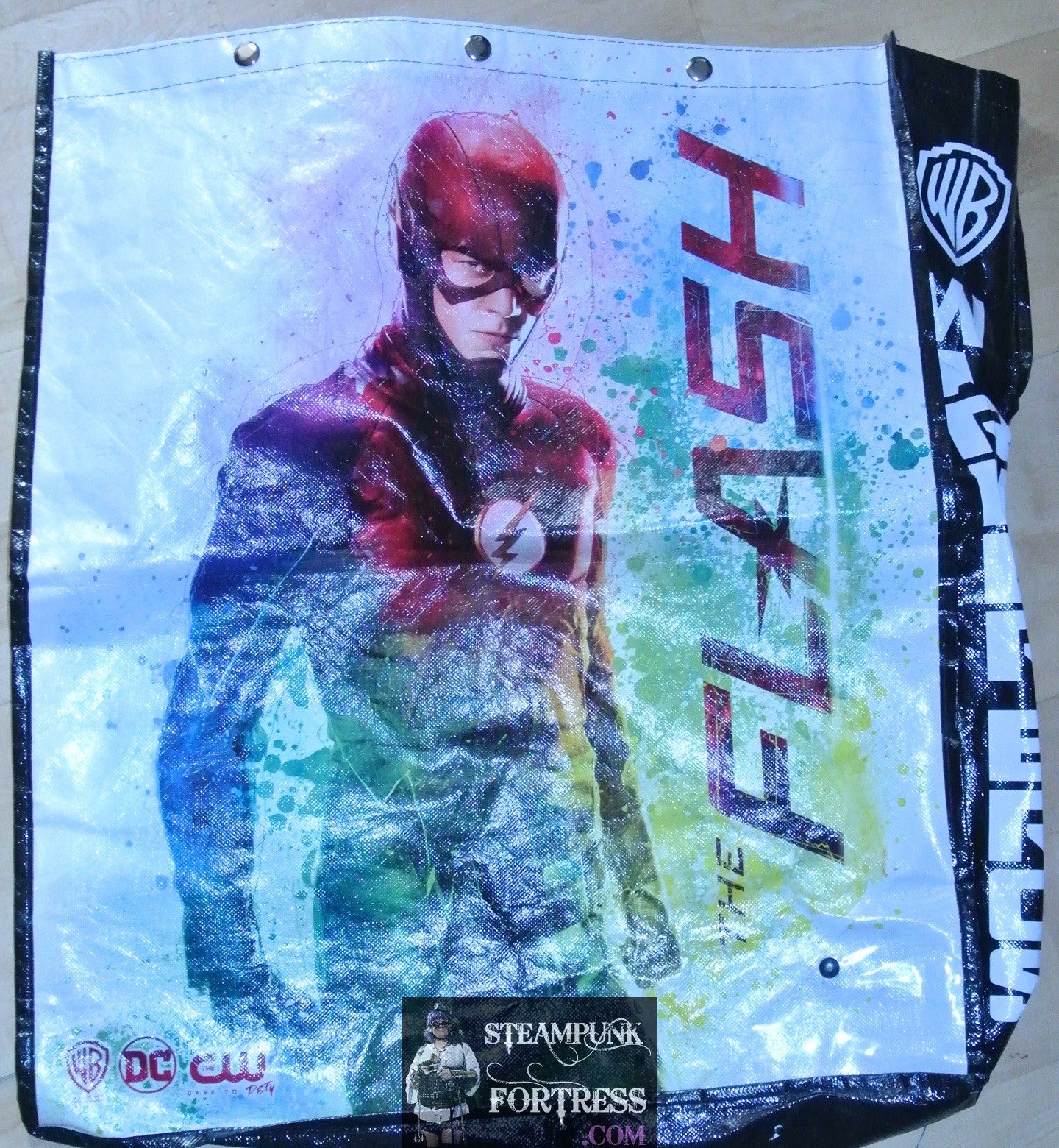 BAG SDCC SAN DIEGO COMIC CON THE FLASH 2017 GRANT GUSTIN TOTE BAG SWAG BACKPACK DC COMICS WB CW