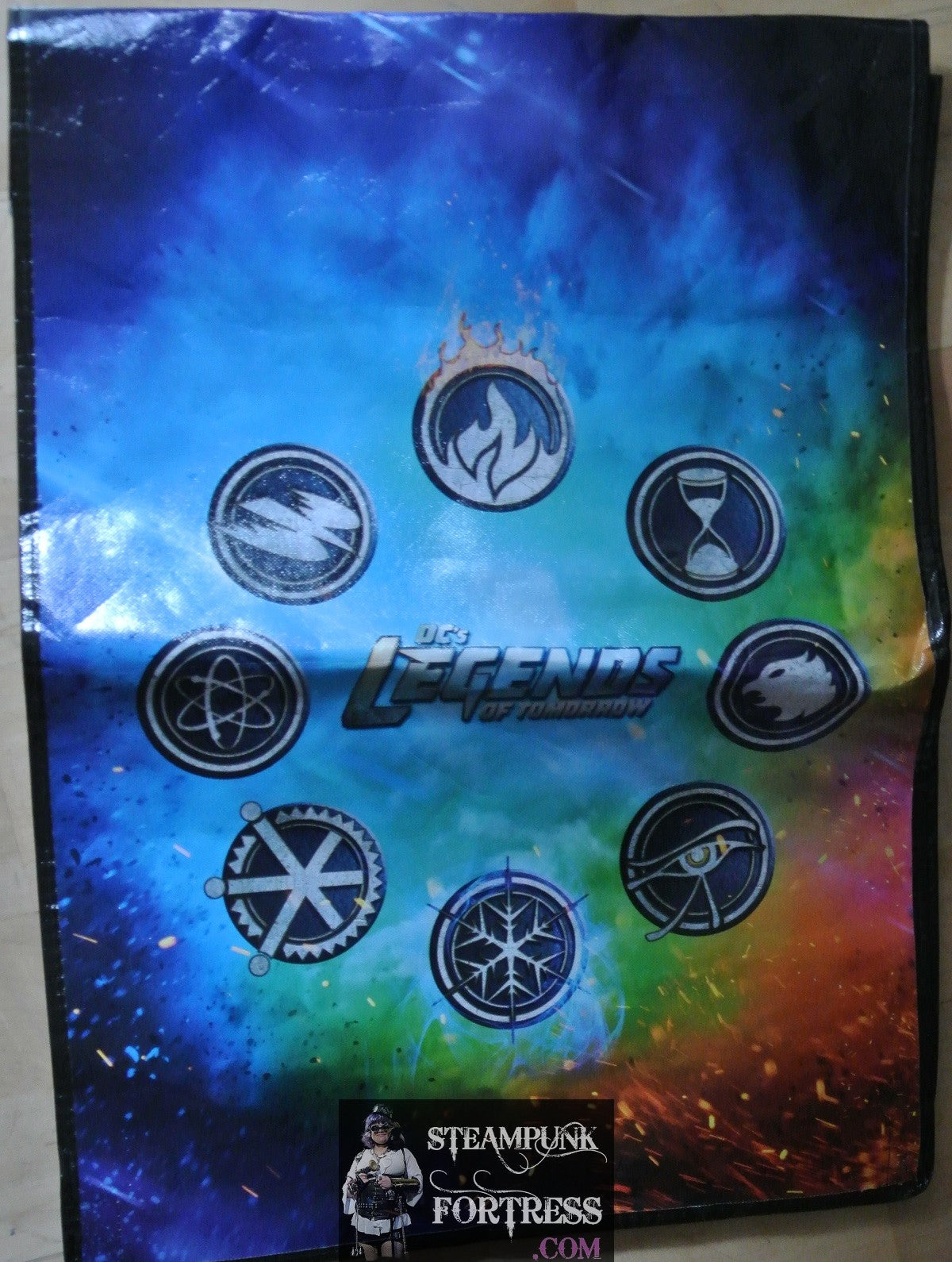 BAG SDCC SAN DIEGO COMIC CON 2016 DC LEGENDS OF TOMORROW TOTE BAG SWAG BACKPACK DC COMICS WB CW