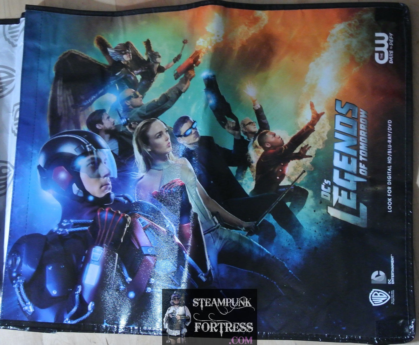 BAG SDCC SAN DIEGO COMIC CON 2016 DC LEGENDS OF TOMORROW TOTE BAG SWAG BACKPACK DC COMICS WB CW