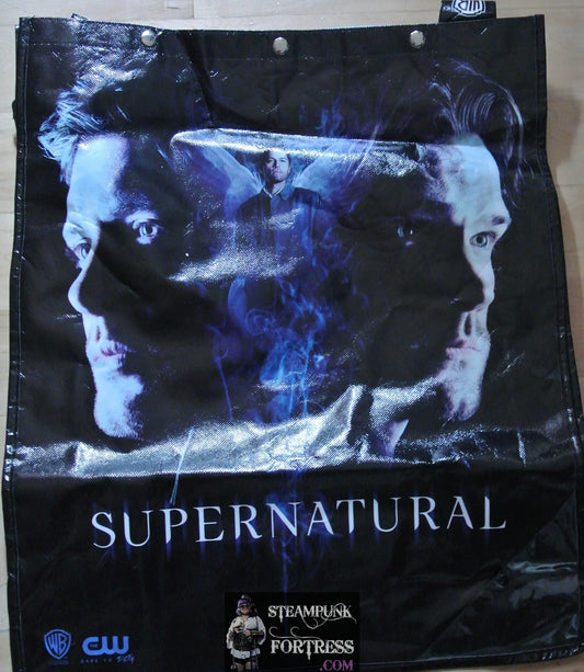 BAG SDCC SAN DIEGO COMIC CON SUPERNATURAL 2018 JENSEN ACKLES JARED PADALECKI TOTE BAG SWAG BACKPACK CW