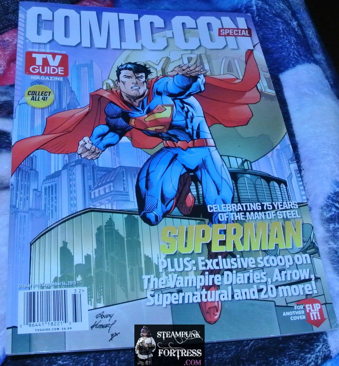 TV GUIDE 2013 BATMAN SUPERMAN DOUBLE COVER SDCC SAN DIEGO COMIC CON SPECIAL EDITION