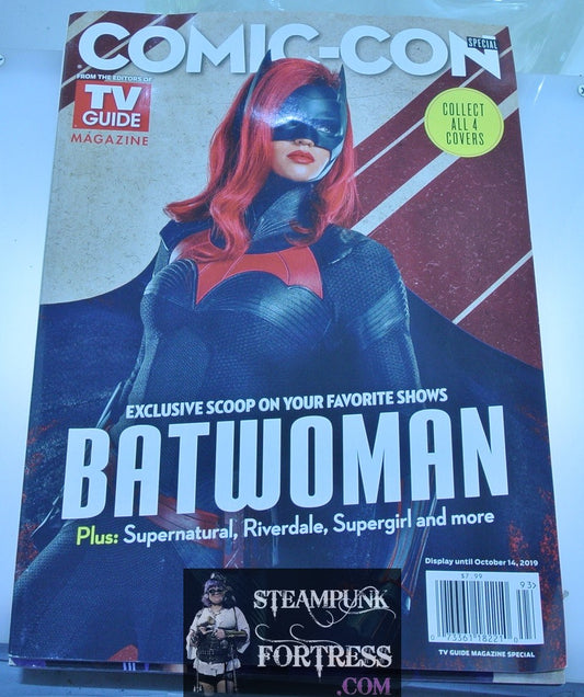 MAGAZINE TV GUIDE 2019 BATWOMAN RUBY ROSE SDCC SAN DIEGO COMIC CON SPECIAL EDITION