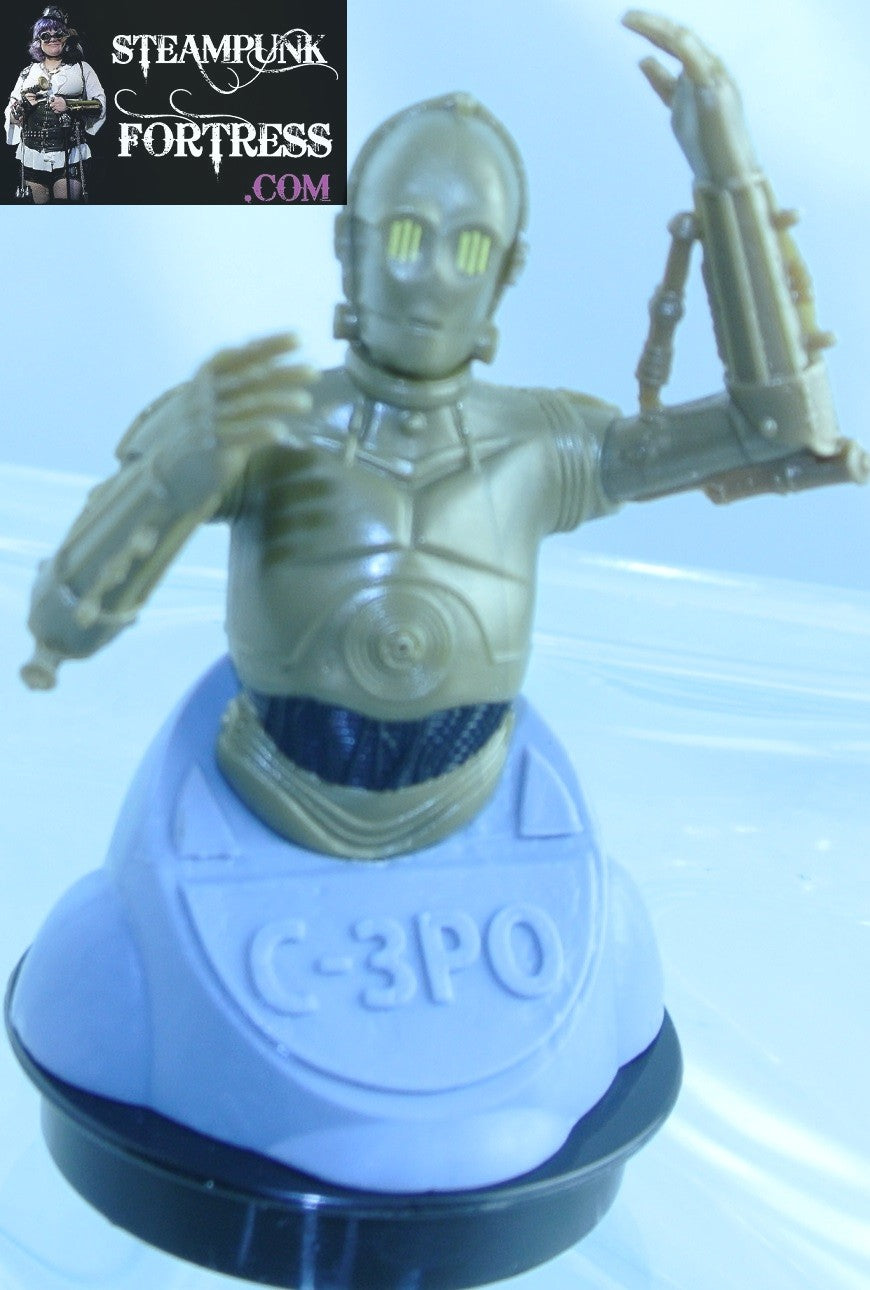 STAR WARS C3PO CUP TOPPER MOVIE SOUVENIR CAKE WEDDING STANDEE FIGURINE CE ZINE LUCASFILMS