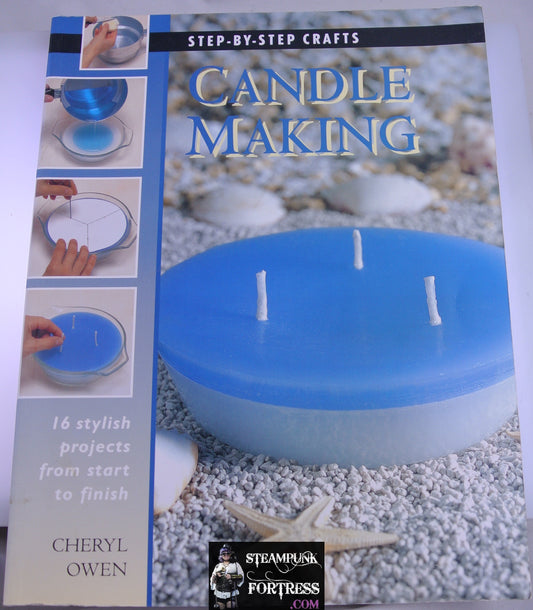 CANDLE MAKING BOOK CHERYL OWEN CRAFTS KDS STEP BY STEP VERY GOOD