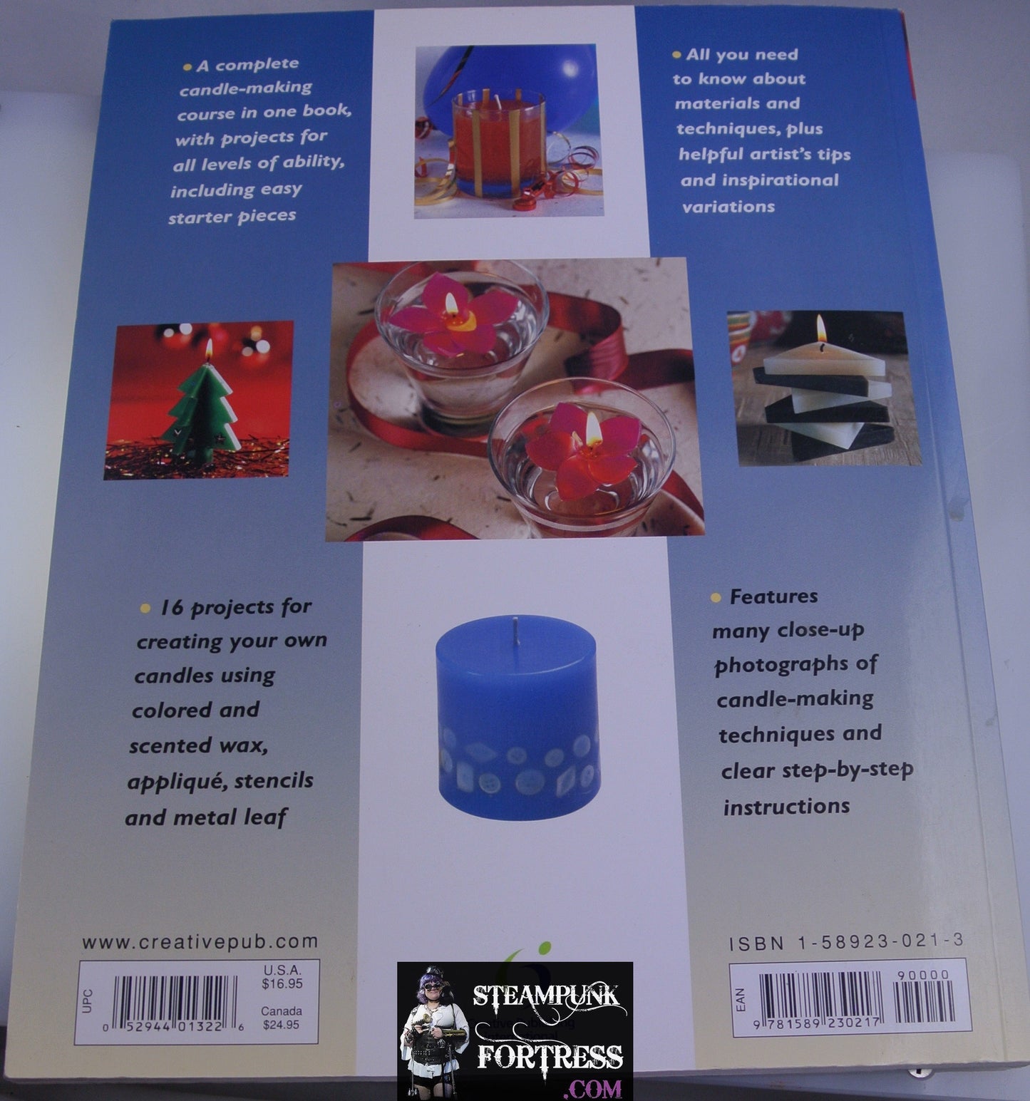 CANDLE MAKING BOOK CHERYL OWEN CRAFTS KDS STEP BY STEP VERY GOOD