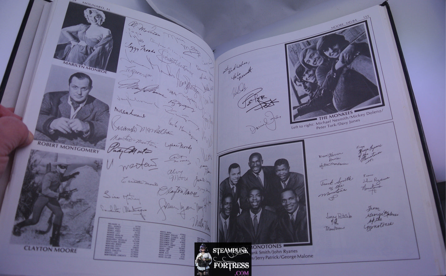 CHRISTENSEN'S CELEBRITY AUTOGRAPHS BOOK HARDCOVER ACCEPTABLE