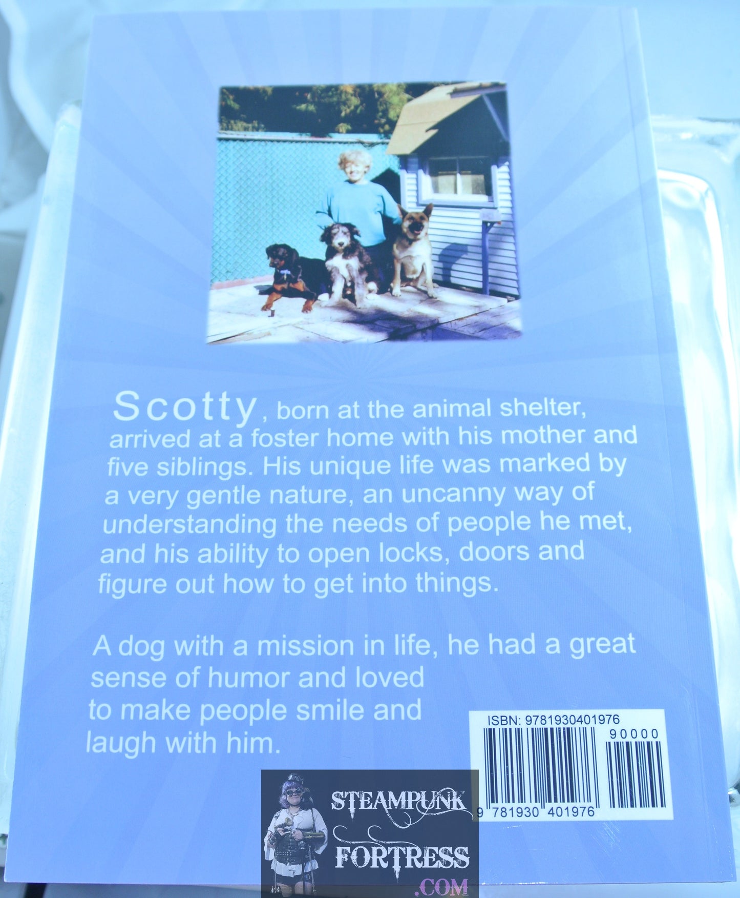 SCOTTY VIRGINIA WARD RESCUE DOG TURNED THERAPY DOG TRUE STORY BOOK