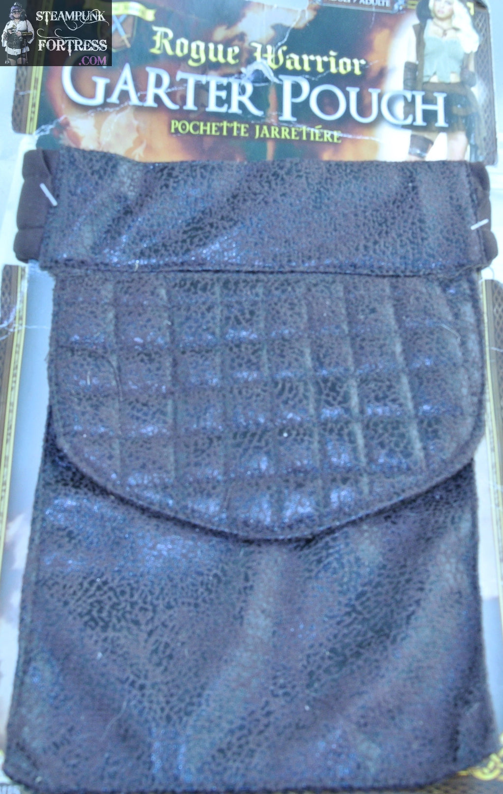 BROWN STEAMPUNK POUCH BAG LEG GARTER STEAMPUNK FORTRESS - MASS PRODUCED