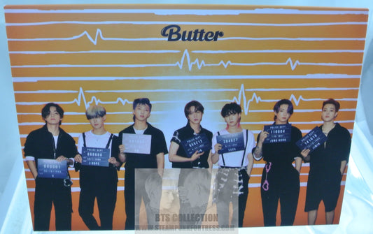 BTS BUTTER GROUP CREAM LINEUP JIN SUGA J-HOPE RM JIMIN V JUNGKOOK PHOTO STAND RELEASE NEW OFFICIAL MERCHANDISE