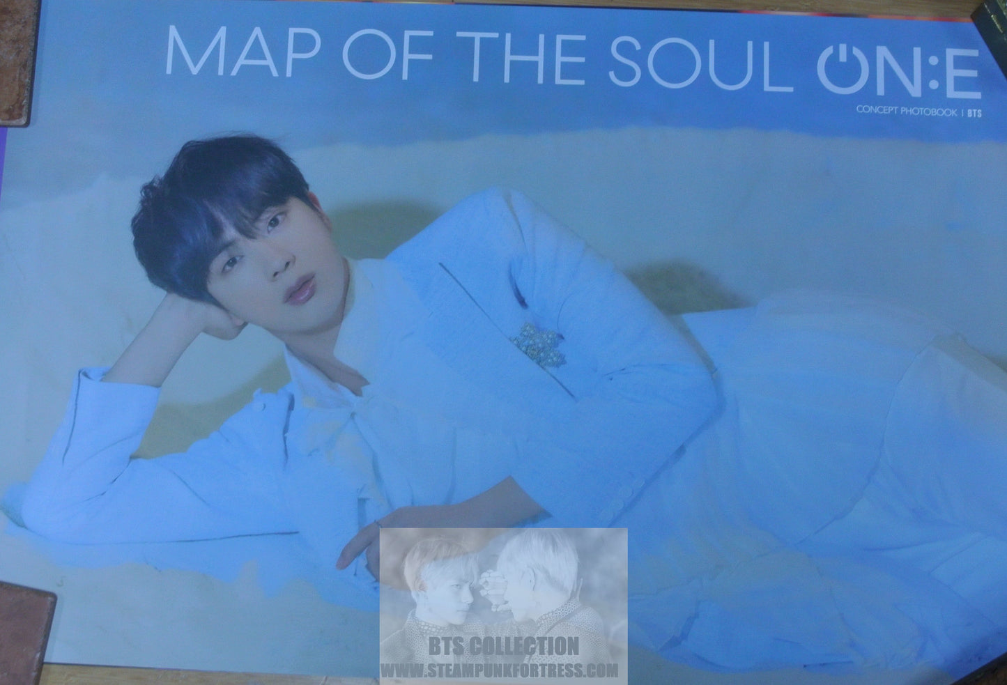 BTS JIN KIM SEOKJIN SEOK-JIN POSTER PHOTO FROM MAP OF THE SOUL ON:E ONE BOOK SPECIAL 2 SET FIRST EDITION LIMITED VERSION NEW OFFICIAL MERCHANDISE 24" X 36"