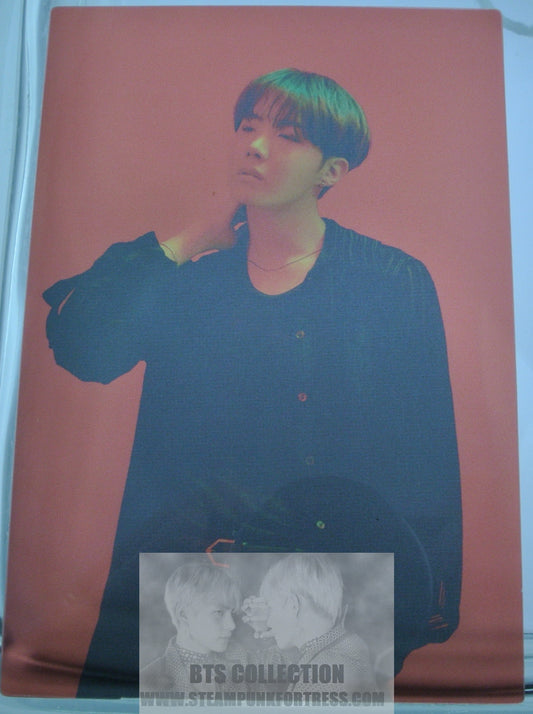 BTS J-HOPE JHOPE JUNG HOSEOK HO-SEOK RED TRANSPARENCY MAP OF THE SOUL ON:E BOOK CLUE VERSION 2021 PHOTOCARD PHOTO CARD NEW OFFICIAL MERCHANDISE