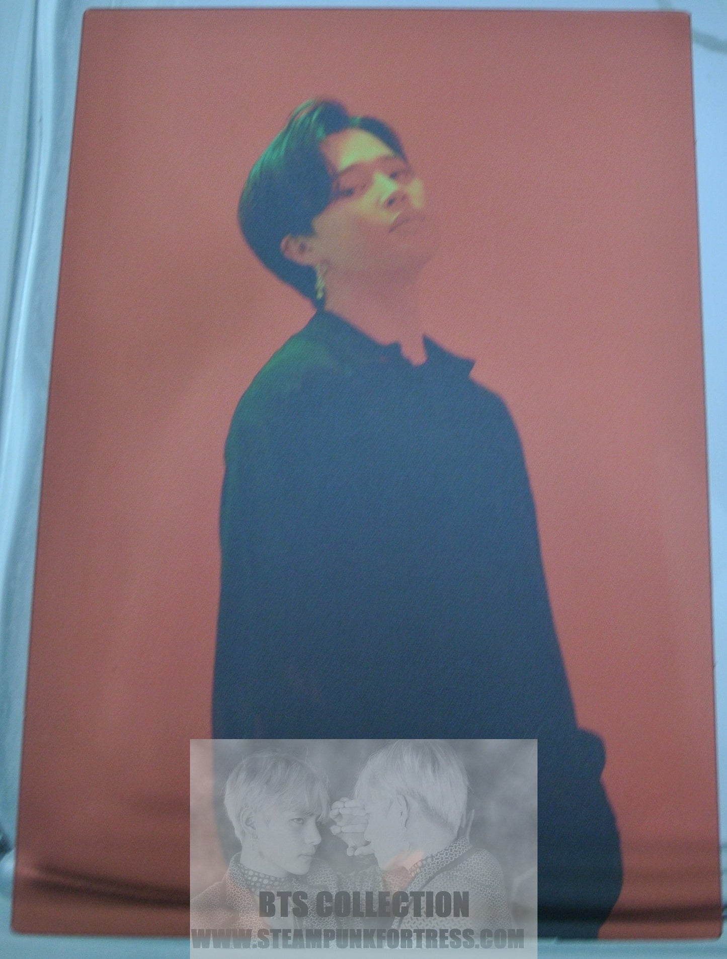 BTS JIMIN PARK JIM-IN RED TRANSPARENCY MAP OF THE SOUL ON:E BOOK CLUE VERSION 2021 PHOTOCARD PHOTO CARD NEW OFFICIAL MERCHANDISE