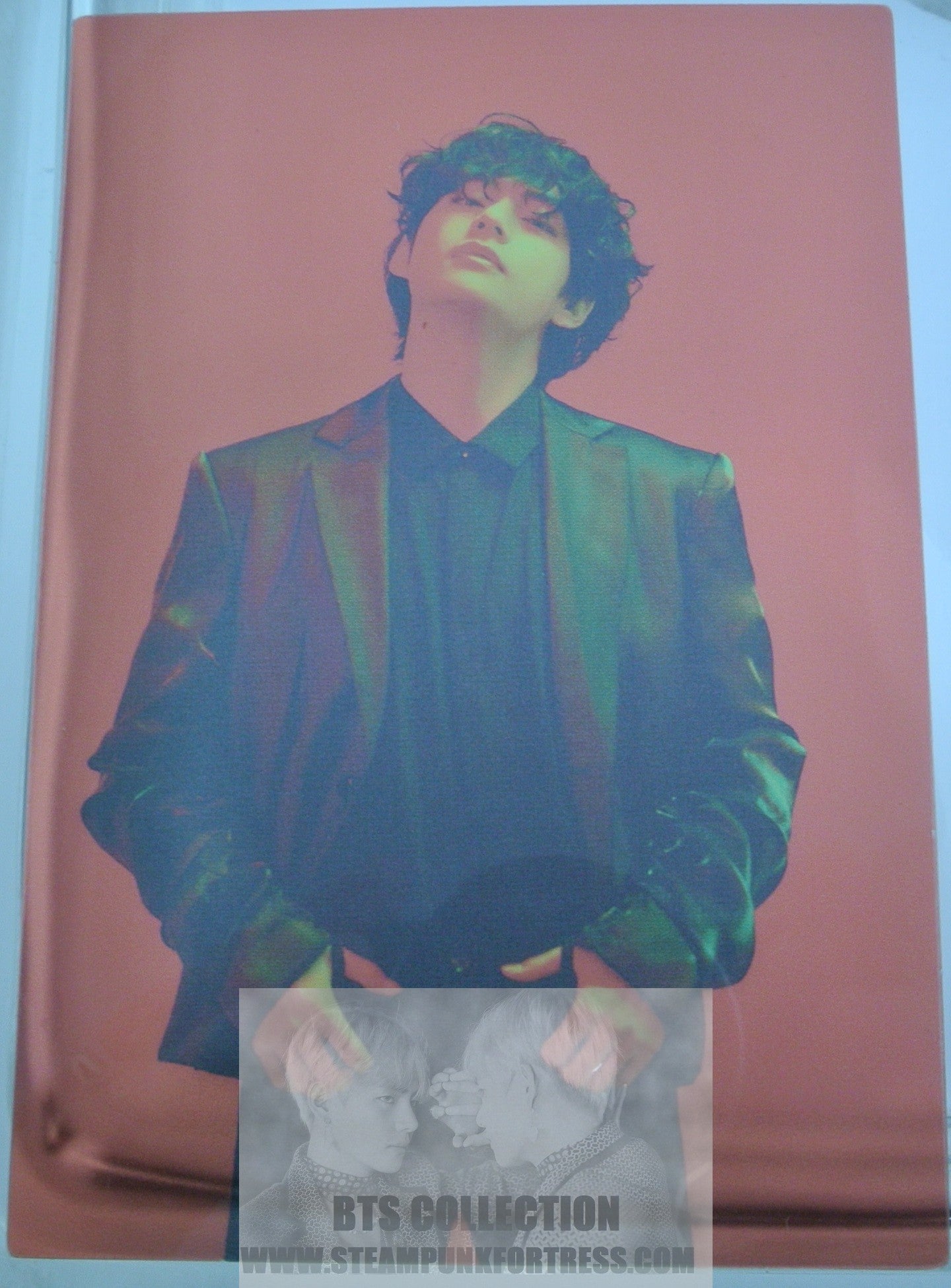BTS V KIM TAEHYUNG TAE-HYUNG RED TRANSPARENCY MAP OF THE SOUL ON:E BOOK CLUE VERSION 2021 PHOTOCARD PHOTO CARD NEW OFFICIAL MERCHANDISE