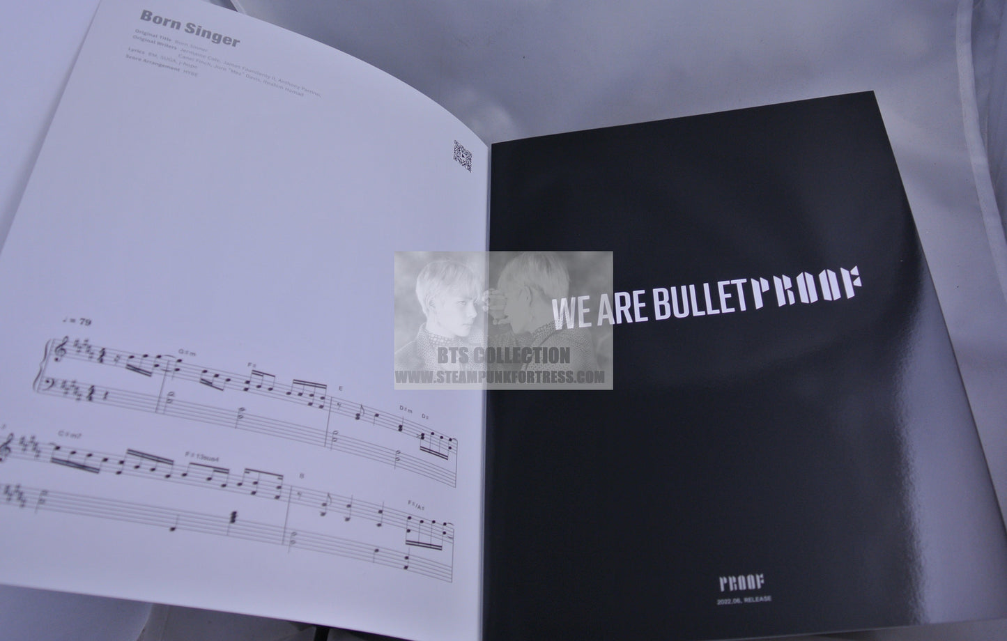 BTS BORN SINGER PIANO SHEET MUSIC ANTHOLOGY #1 V JUNGKOOK JIMIN RM SUGA J-HOPE JIN NEW OFFICIAL MERCHANDISE