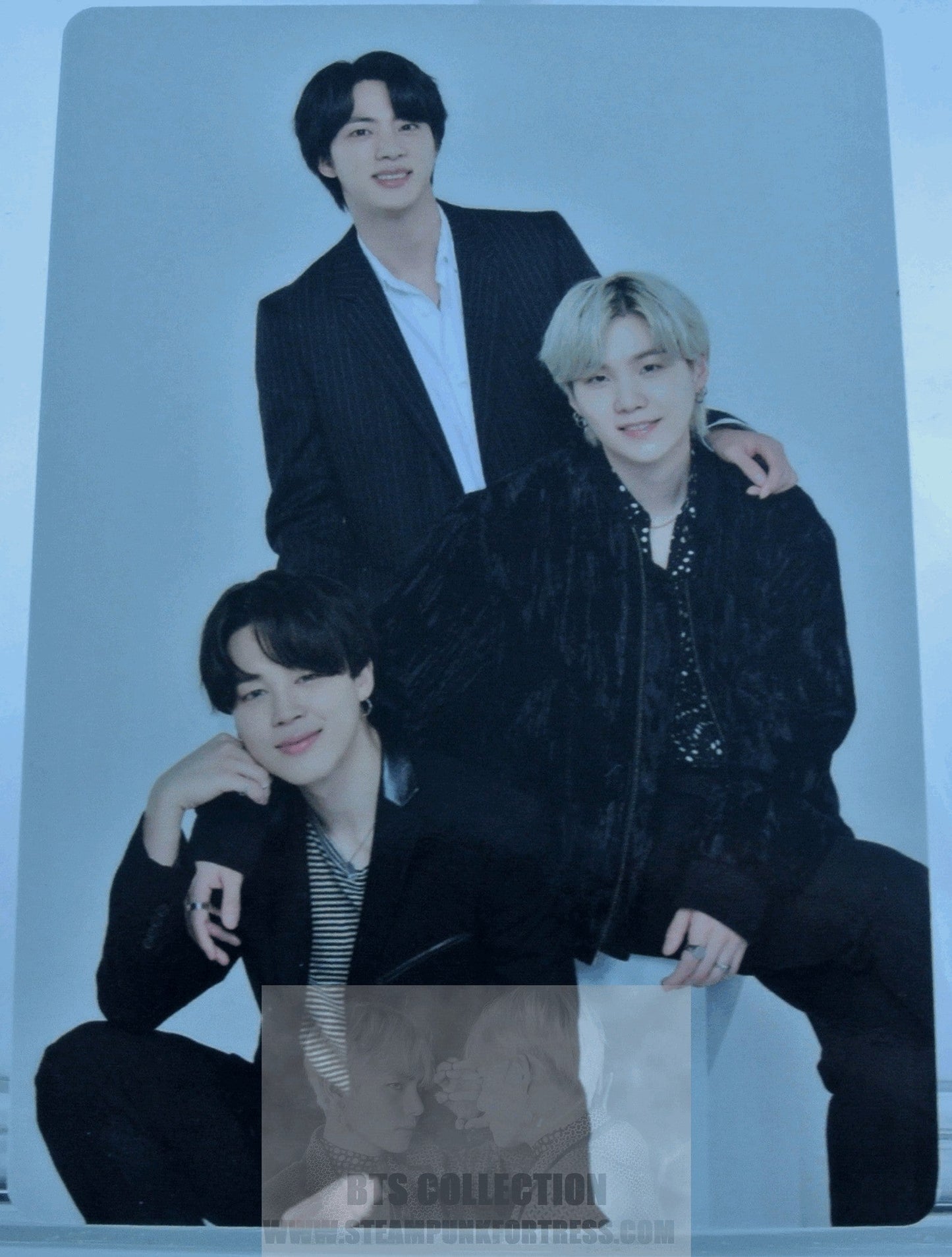 BTS PERMISSION TO DANCE ON STAGE PTD JIN KIM SEOKJIN JIMIN PARK SUGA MIN YOONGI 2021 PHOTOCARD PHOTO CARD #3 OF 4 NEW OFFICIAL GROUP UNIT MERCHANDISE