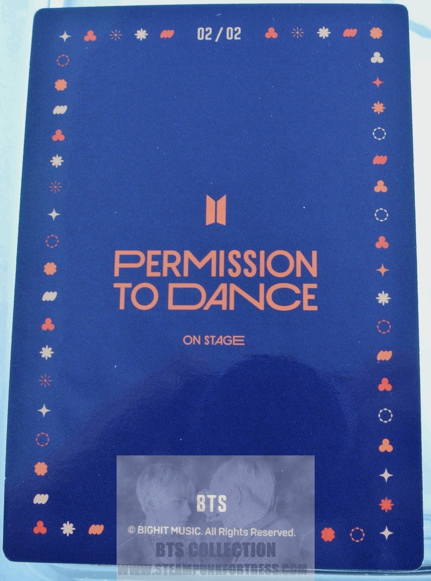 BTS PERMISSION TO DANCE PTD ON STAGE SEOUL JIN SUGA J-HOPE RM JIMIN V JUNGKOOK GROUP #2 OF 2 LIMITED EDITION PHOTOCARD PHOTO CARD PC NEW OFFICIAL MERCHANDISE
