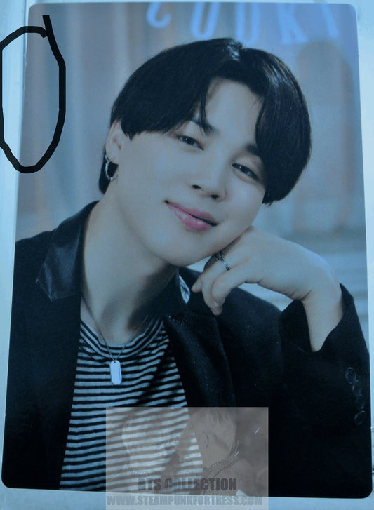 BTS JIMIN PARK JI-MIN 2022 PERMISSION TO DANCE ON STAGE SEOUL PTD #1 OF 4 PHOTOCARD PHOTO CARD NEW OFFICIAL MERCHANDISE DAMAGED CORNER