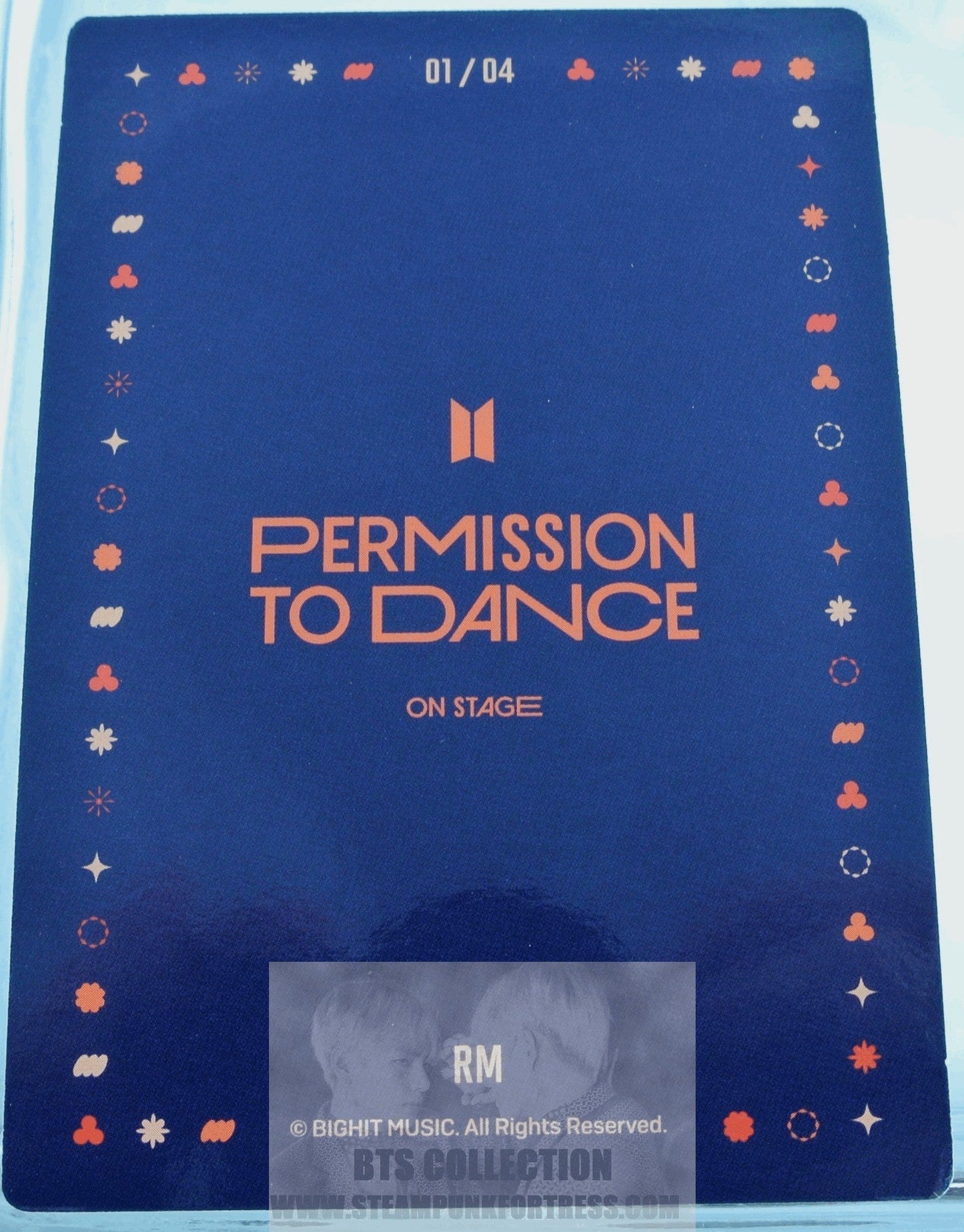 BTS RM KIM NAMJOON NAM-JOON 2022 PERMISSION TO DANCE ON STAGE SEOUL PTD #1 OF 4 PHOTOCARD PHOTO CARD NEW OFFICIAL MERCHANDISE