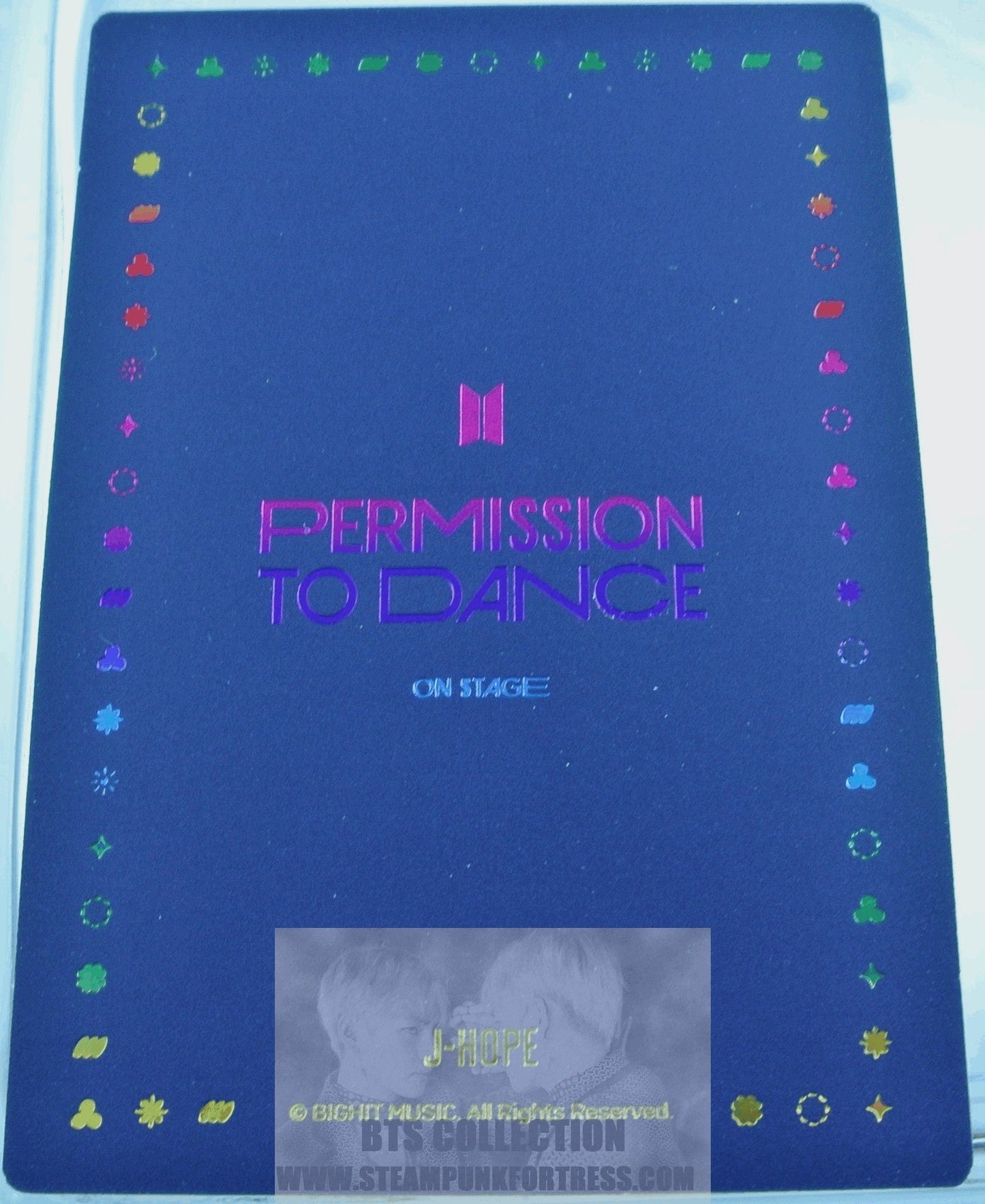BTS J-HOPE JUNG HOSEOK HO-SEOK JHOPE 2022 PERMISSION TO DANCE ON STAGE SEOUL PTD SPECIAL HOLOGRAM LIMITED EDITION PHOTOCARD PHOTO CARD NEW OFFICIAL MERCHANDISE