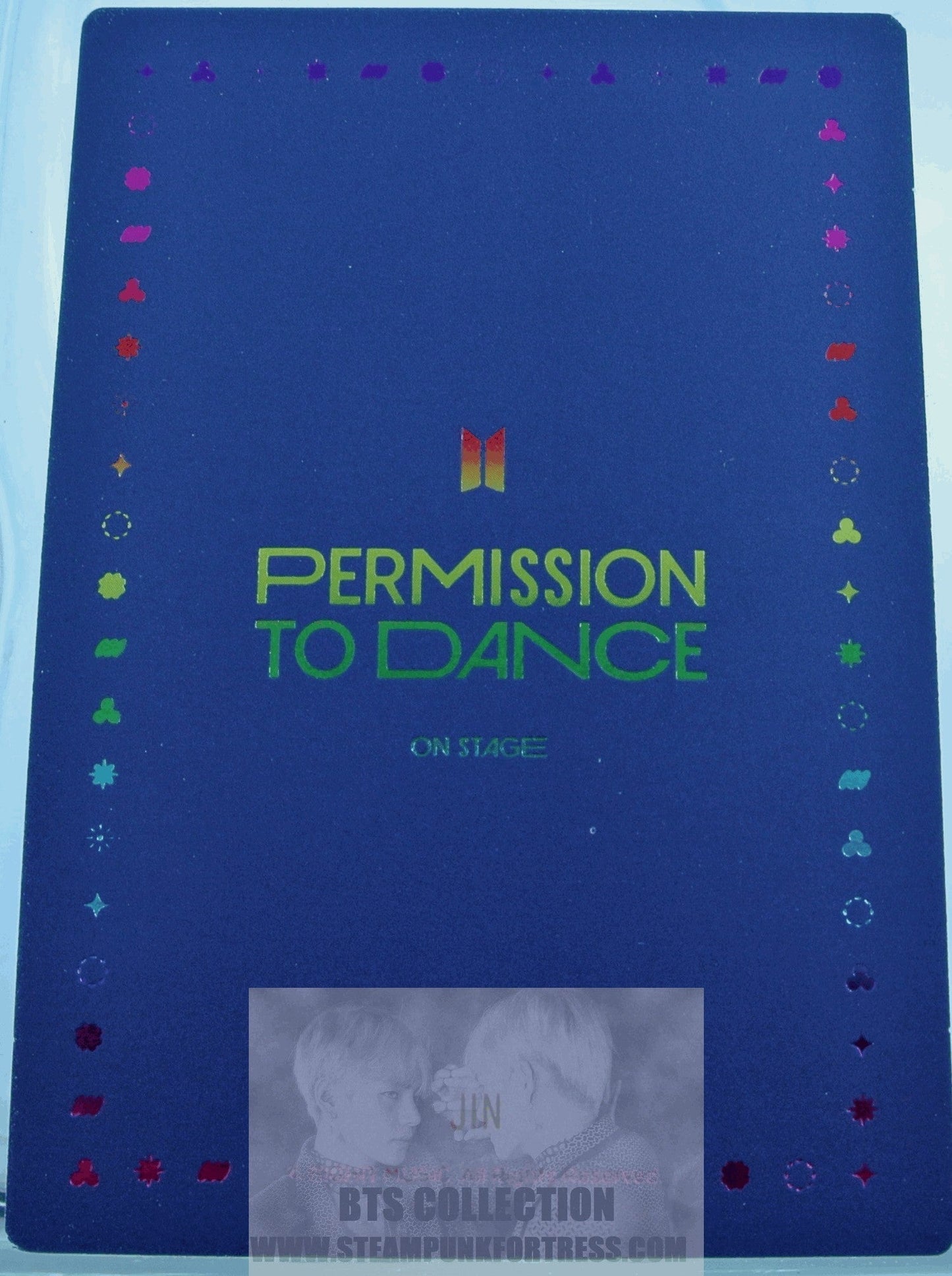 BTS JIN KIM SEOKJIN SEOK-JIN 2022 PERMISSION TO DANCE ON STAGE SEOUL PTD SPECIAL HOLOGRAM LIMITED EDITION PHOTOCARD PHOTO CARD NEW OFFICIAL MERCHANDISE
