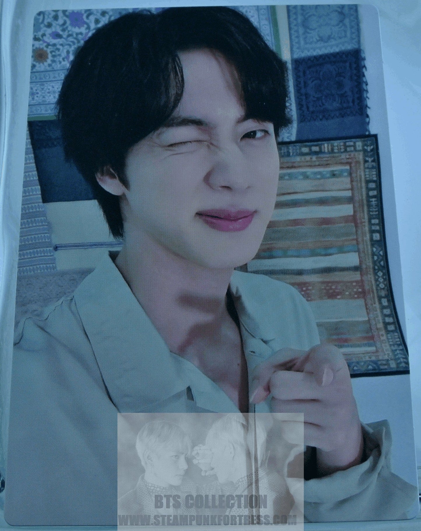 BTS JIN KIM SEOKJIN SEOK-JIN 2022 PERMISSION TO DANCE ON STAGE SEOUL PTD SPECIAL HOLOGRAM LIMITED EDITION PHOTOCARD PHOTO CARD NEW OFFICIAL MERCHANDISE