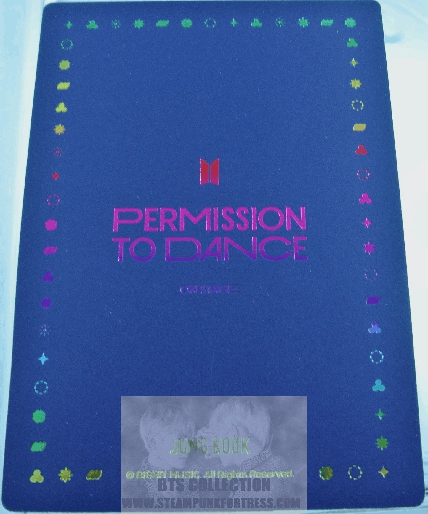 BTS JUNGKOOK JEON JUNG-KOOK PTD 2022 PERMISSION TO DANCE ON STAGE SEOUL PHOTOCARD PHOTO CARD PC SPECIAL HOLOGRAM LIMITED EDITION NEW OFFICIAL MERCHANDISE