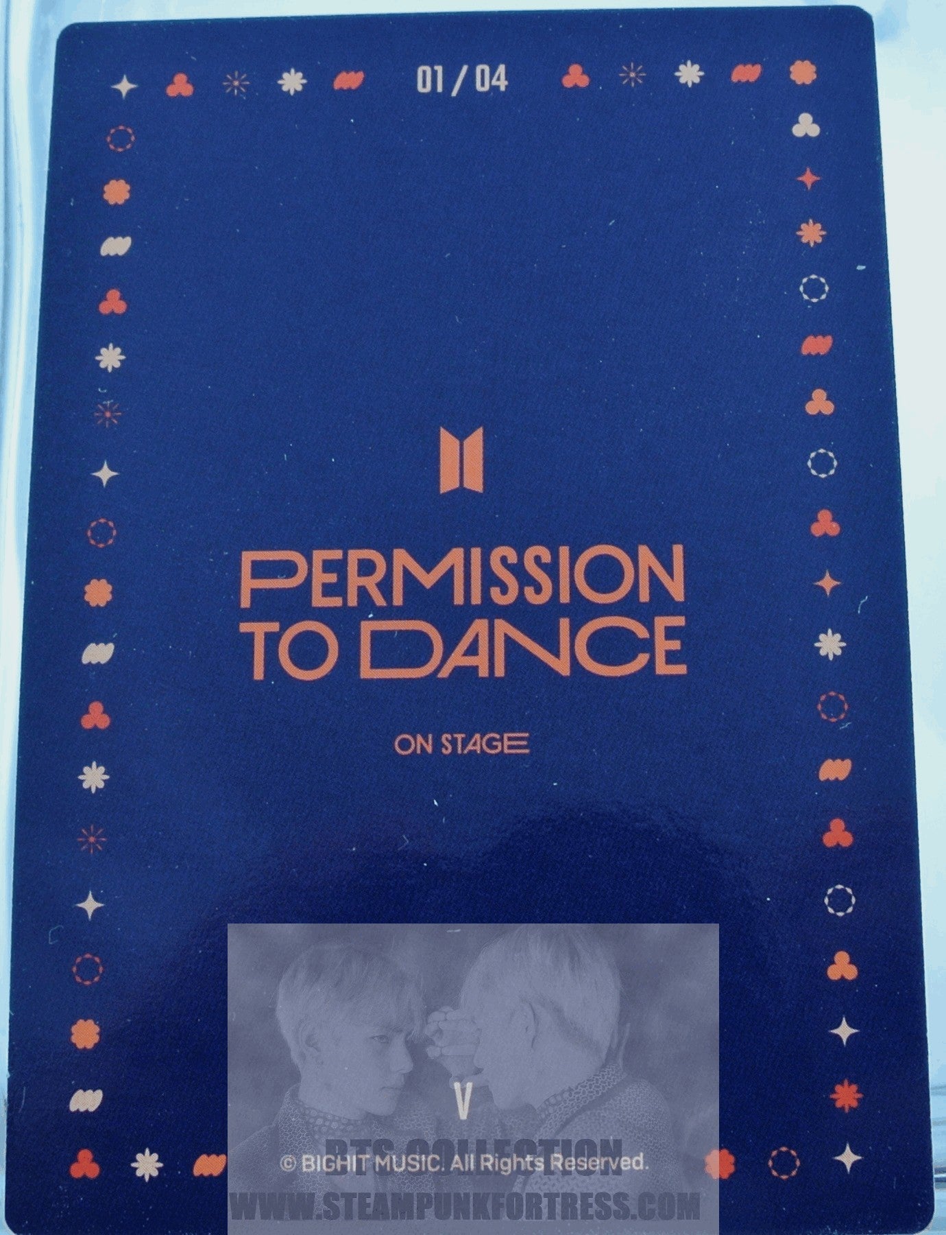BTS V KIM TAEHYUNG TAE-HYUNG PTD 2022 PERMISSION TO DANCE ON STAGE SEOUL PTD #1 OF 4 PHOTOCARD PHOTO CARD NEW OFFICIAL MERCHANDISE
